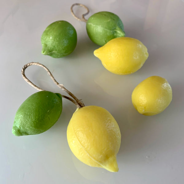 Reptvål Citron 120 g – Naturlig Tvål med Snöre (5-Pack)