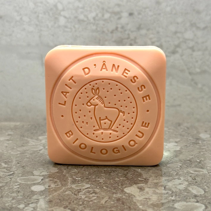 Ekologisk Åsnemjölktvål Jasmin 110 g – Naturlig och Mild från Provence, Frankrike (6-pack)