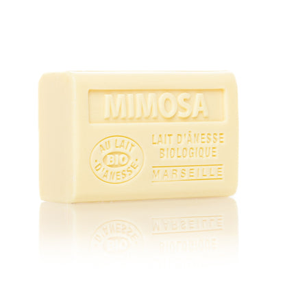 Mimosa – Tvål med Ekologisk Åsnemjölk 60 g (10-pack)