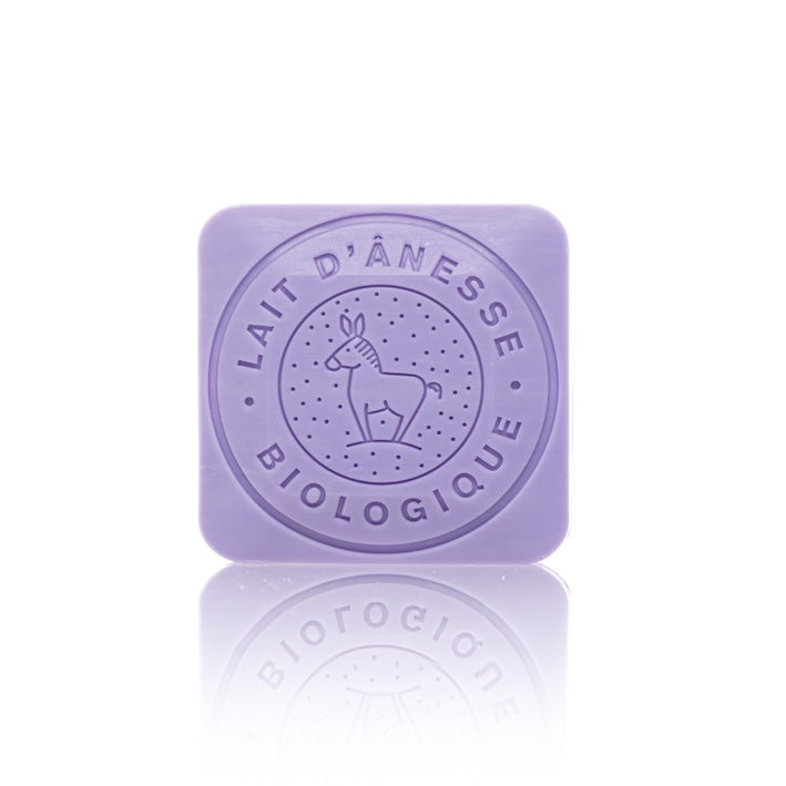 Ekologisk Åsnemjölktvål Lavendel 110 g – Naturlig och Mild från Provence, Frankrike (6-pack)