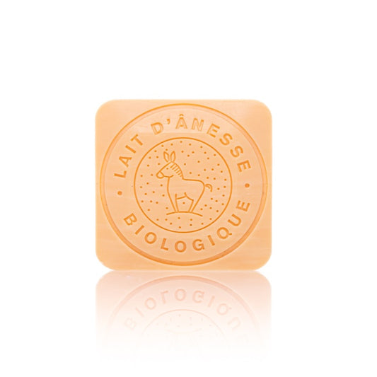 Ekologisk Åsnemjölktvål Melon 110 g – Naturlig och Mild från Provence, Frankrike (6-pack)