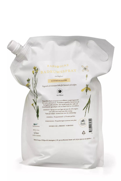 Rapsodine Refill Badrumsspray – 3 liter