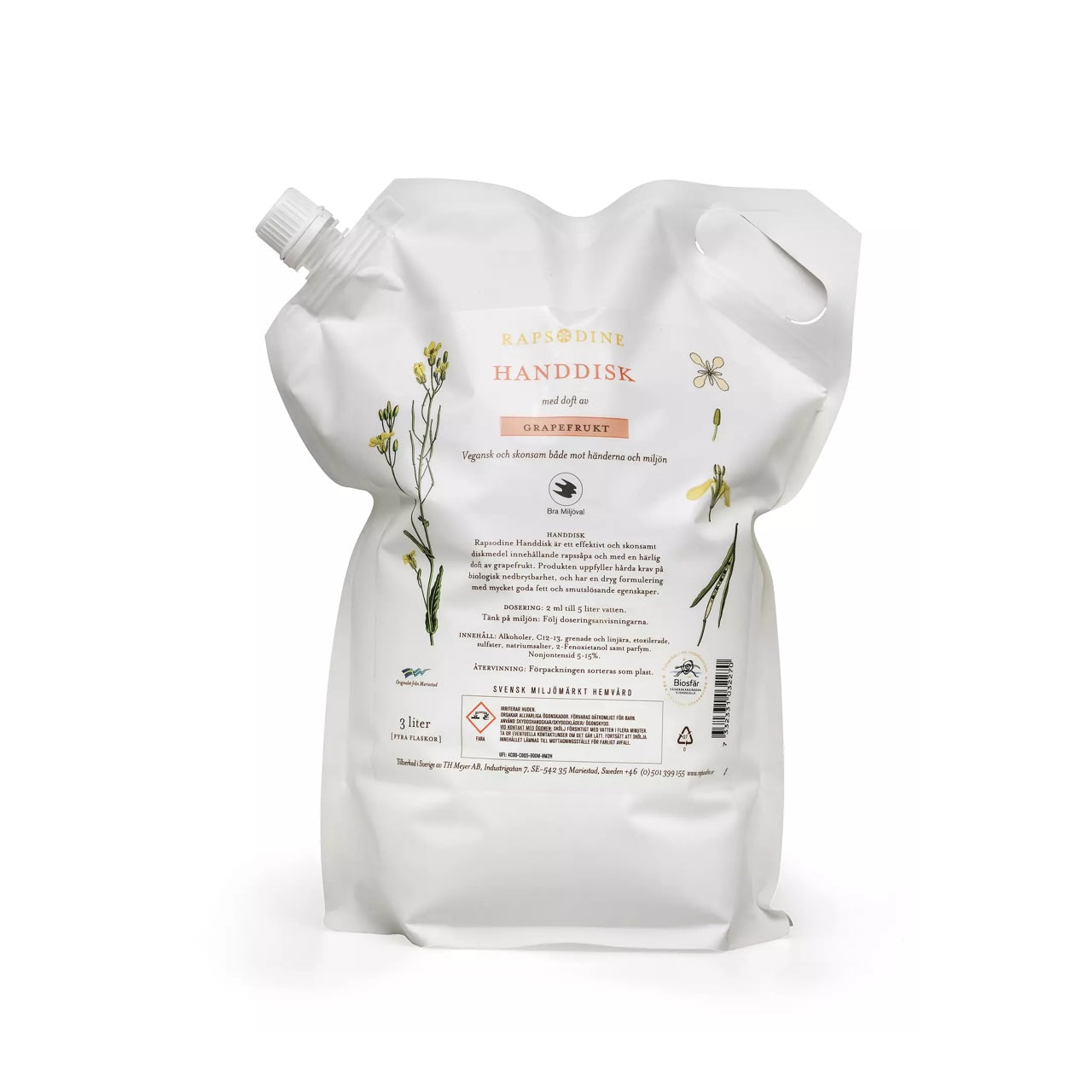 Rapsodine Refill Handdisk – 3 liter