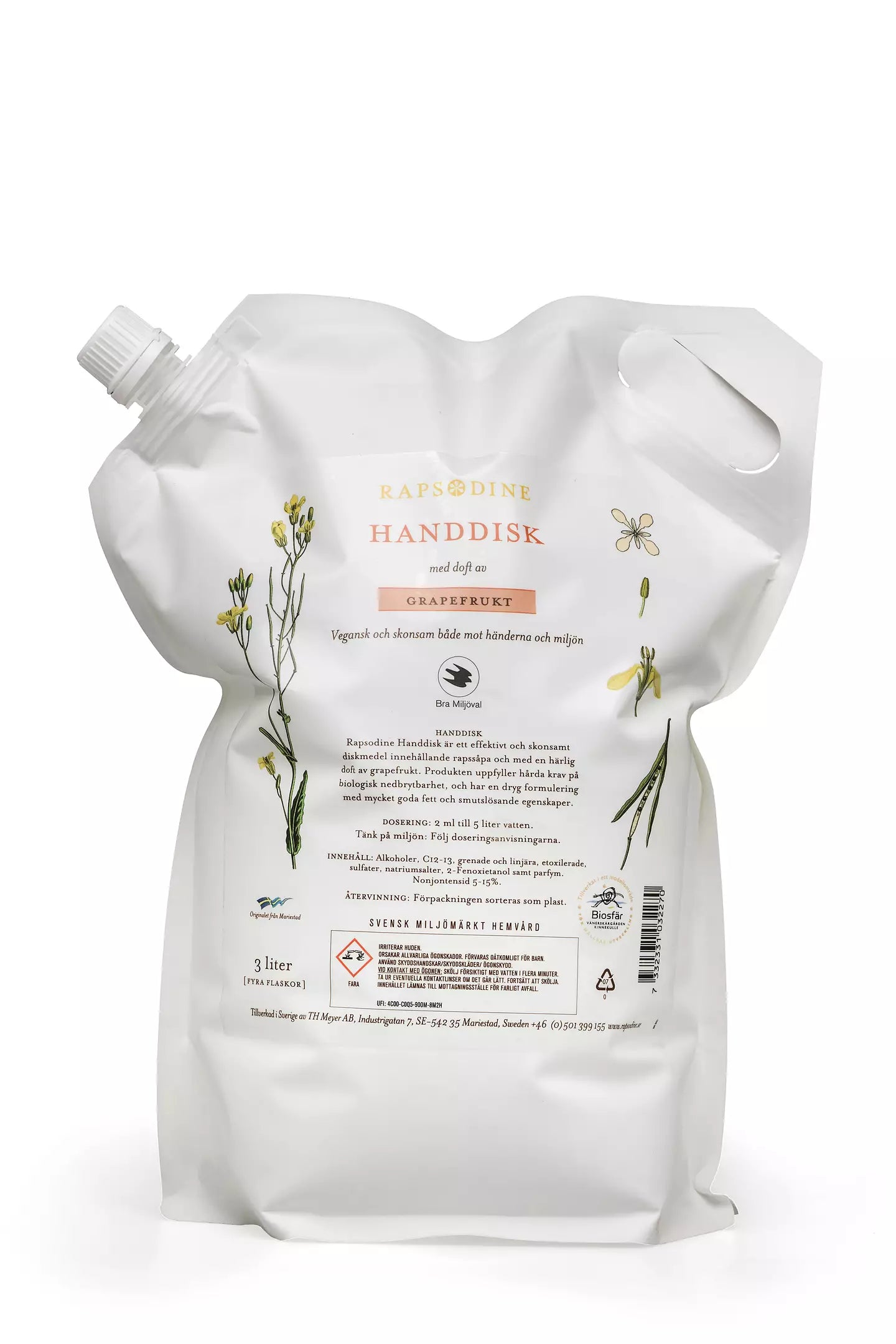 Rapsodine Refill Handdisk – 3 liter